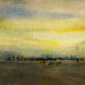 Extensive linear landscape by Claudia Gründler