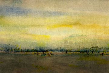 Extensive linear landscape