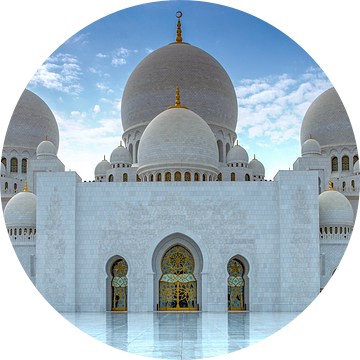 Hoofdingang van de Sheikh Zayed-moskee van Rene Siebring