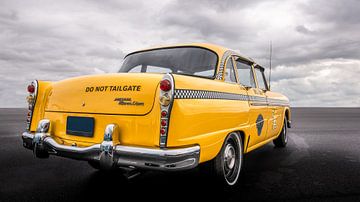 Amerikaanse Yellow Cab taxi uit New York