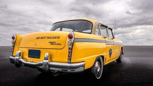 Amerikaanse Yellow Cab taxi uit New York