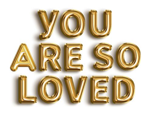 You are so loved - gold