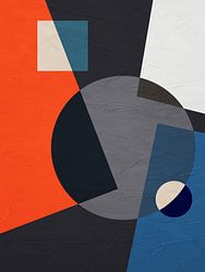 MODERNE BUNTE GEOMETRISCHE ABSTRAKTE KUNST