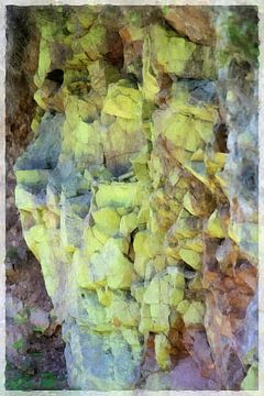 Groen gesteente (Artistiek) van Daniel Dorst