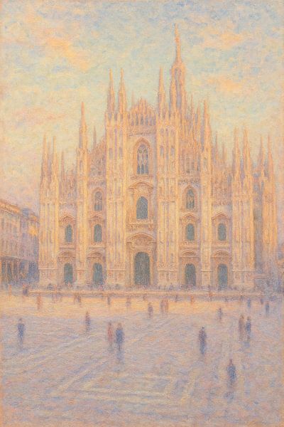 Milaan Duomo Glow - Zacht licht kathedraal van Travel Shop