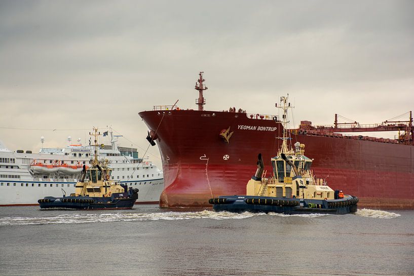 Schlepper und Hands on Deck auf dem Nordsee-Kanal von scheepskijkerhavenfotografie