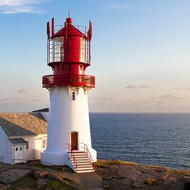 Vuurtoren van Lindesnes in Noorwegen van Truus Nijland
