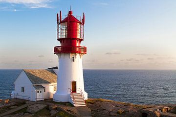 Phare de Lindesnes en Norvège sur Truus Nijland