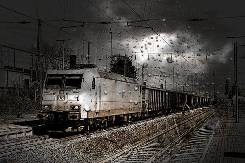 185 009 DB - Güterzug