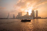 Oasis Of The Seas tijdens zonsopkomst
