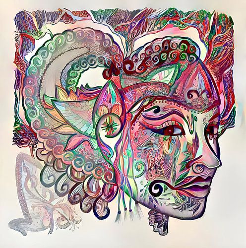 Wajang-Vögel, Gesichter Serie