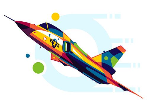 F-106 Delta Dart in Pop Art