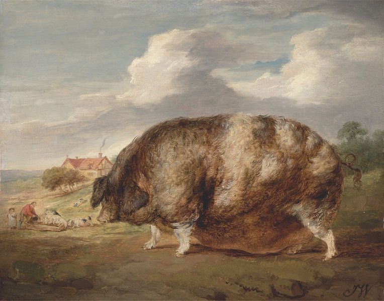Gloucestershire Old Spot, James Ward von Meisterhafte Meister