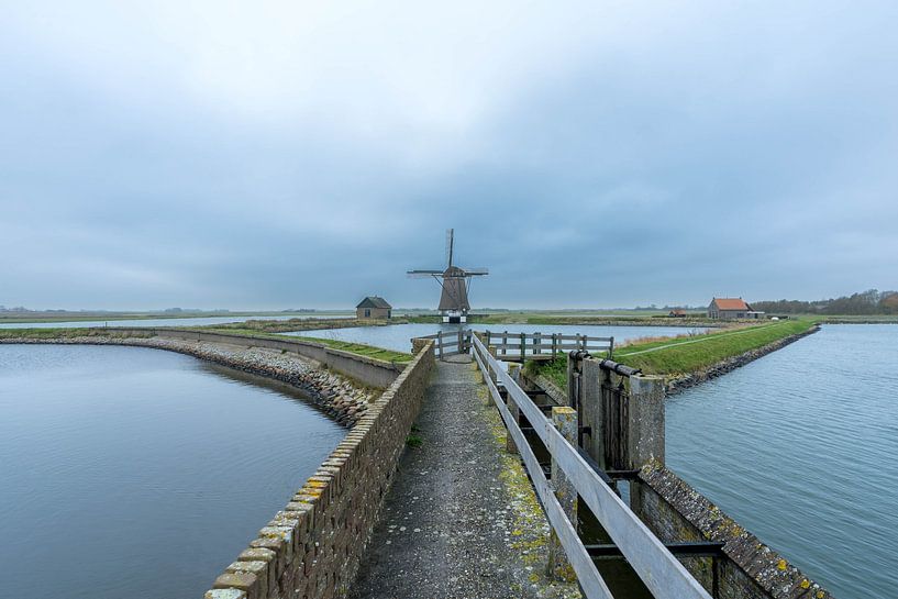 Moulin à vent Het Noorden à Oosterend - Texel par Norbert Versteeg