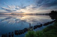 Sunrise Nature area Botshol Vinkeveen by Peter Haastrecht, van thumbnail