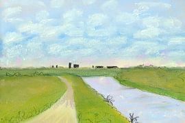 A sense of tranquillity over the landscape by Wietske Westra