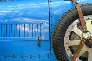 Bugatti Typ 43 klassischer Sportwagen der 1920er Jahre Reserveraddetails von Sjoerd van der Wal Fotografie