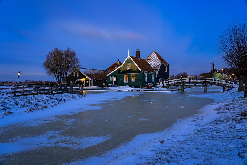 Der letzte Schneetag in der Zaanse schaans von Bfec.nl