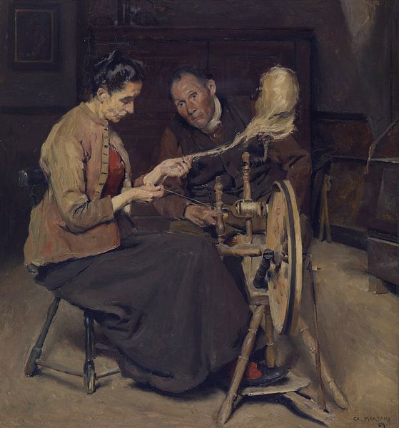 Die Jungfer, Charles Mertens, 1889 von Atelier Liesjes