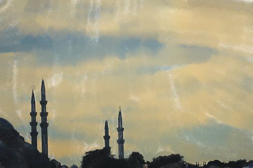 Four minarets