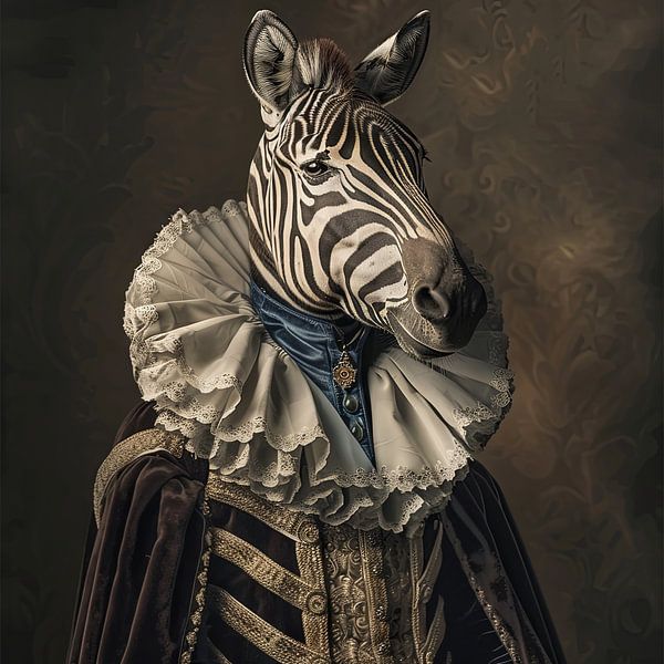 Zebra Royal von Poster Art Shop