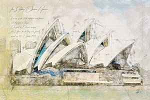 Sydney Opera House, Australië van Theodor Decker