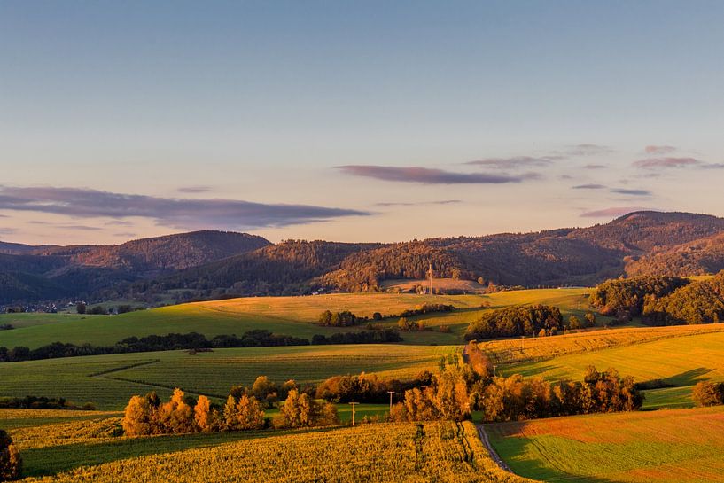 Balade au crépuscule dans la belle lumière de Schmalkalden par Oliver Hlavaty