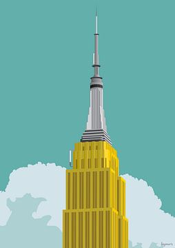 New York, Empire State Building by Ingmar Harthoorn