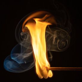 Macro Burning match by Jens Sessler