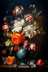 Nature morte aux fleurs sur vanMuis