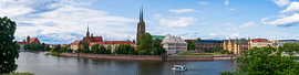 Panoramablick auf Breslau von Adri Vollenhouw