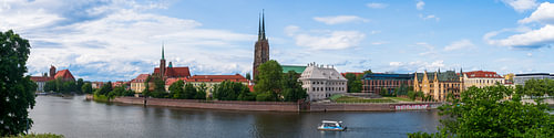 Panoramablick auf Breslau