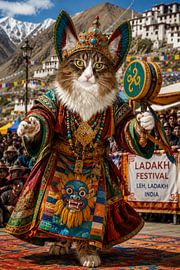 Maine Coon im mystischen Himalaya von Robert Jan Smit