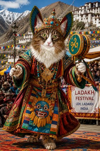 Maine Coon im mystischen Himalaya