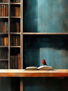 Stillleben vor blauer Wand