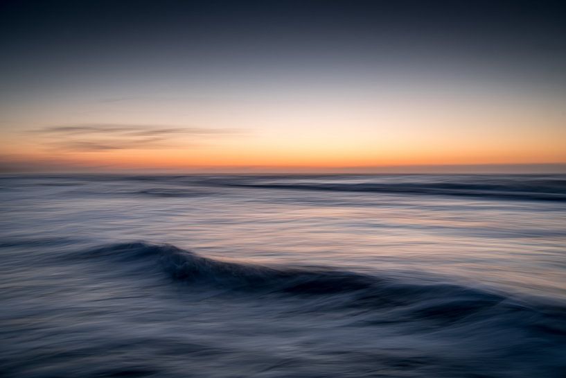 Coucher de soleil sur la mer par Gonnie van de Schans