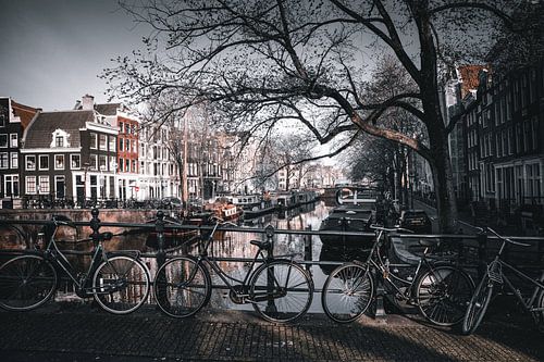 Amsterdam in black and white