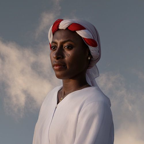 Thiepe, jonge vrouw in Senegal