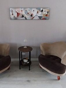 Abstract People Painting | Soulful Silhouettes Ensemble