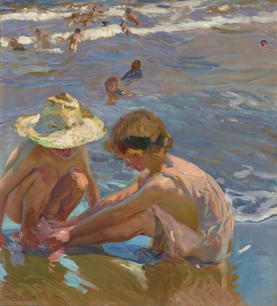 Der verwundete Fuß, Joaquín Sorolla y Bastida von Meisterhafte Meister