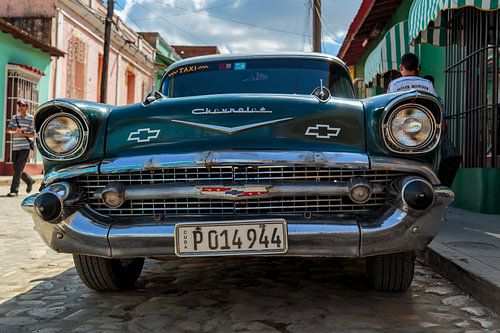 Oldtimer car op Cuba.