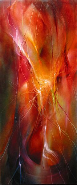 Red dance of lights by Annette Schmucker