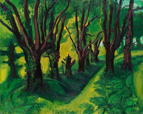Max Pechstein - Woud in de Pyreneeën, 1931