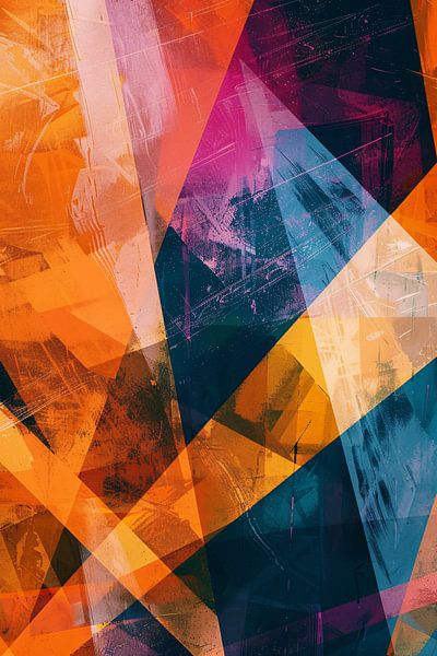 Abstract with vibrant colours by Imperial Art House
