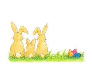 Osterhasenfamilie