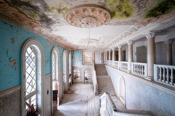 Huge Abandoned Staircase. by Roman Robroek - Photos of Abandoned Buildings