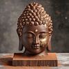 Stille Zoetheid - Buddha Chocolade Standbeeld van Surreal Media
