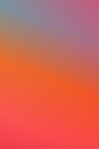 Neon kunst. Moderne abstracte minimalistische kunst. Verloop in rood, oranje, blauw, paars. van Dina Dankers