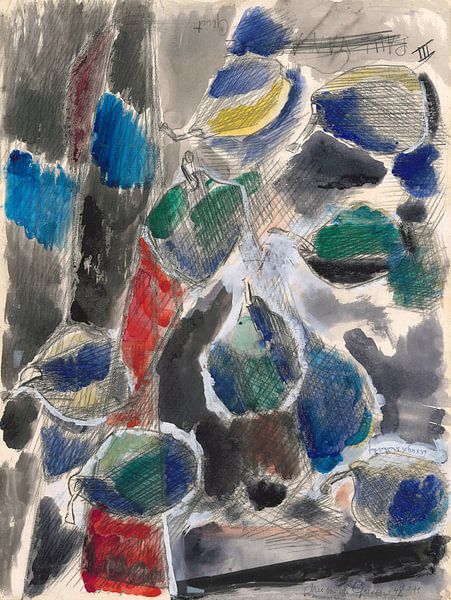 Arie Van de Giessen,abstract zonder titel van finemasterpiece