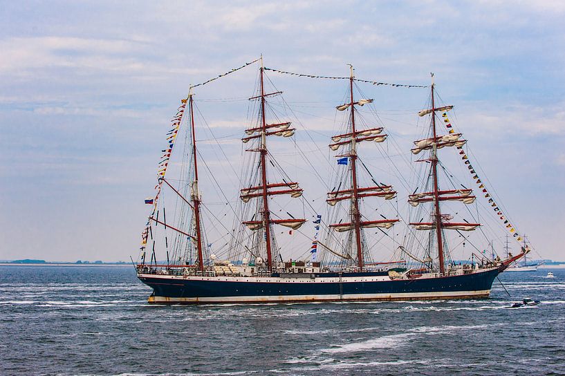 Tribute to the Crown Prince during Sail Den Helder by Brian Morgan